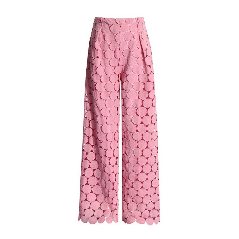 Productseeker - Wholesale Pants - Women's - PT006Y Tassel High-Waist Trousers - Spring Chic6