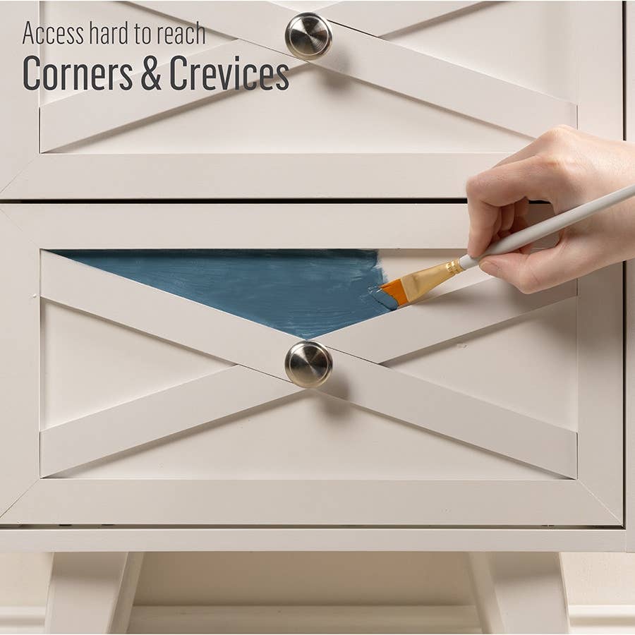 Plaid Crafts - Wholesale Paint/Wax Brush - Folkart ® Angle Brush Set, 5-Piece7