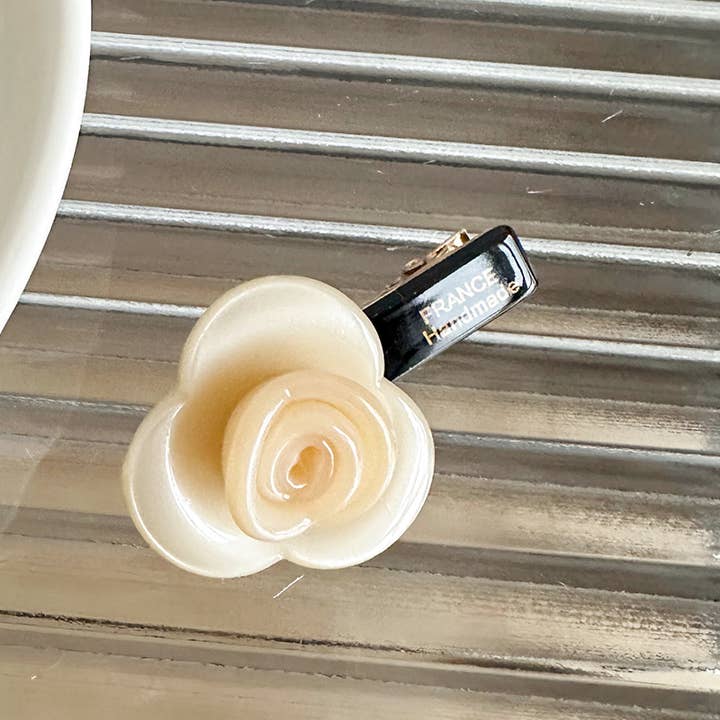 Tourtiwi - Wholesale Hair Clip - Women's - Acetate simple French three-dimensional flower Duckbill clip10