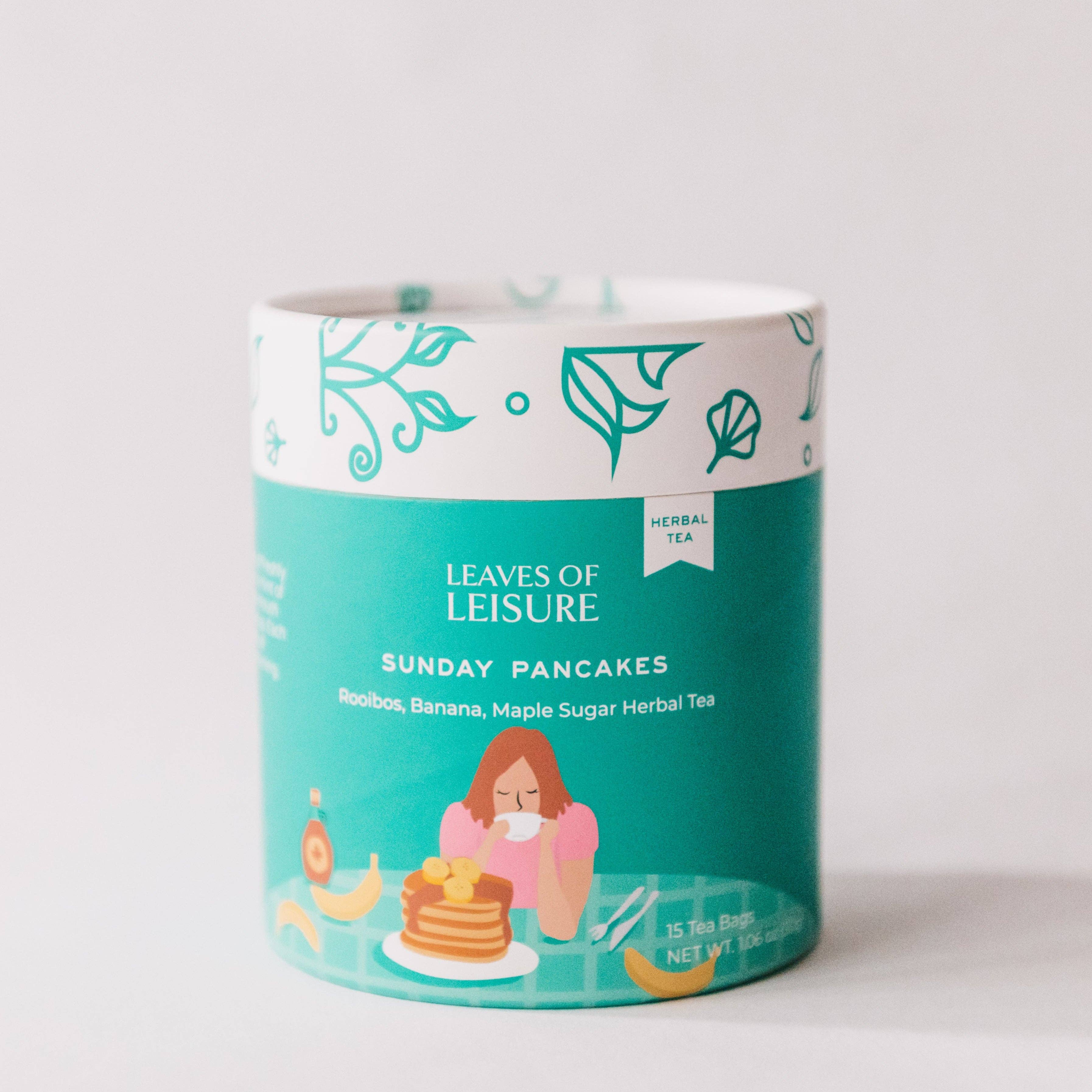 Leaves of Leisure - Wholesale Tea Bags - Sunday Pancakes Tea – Rooibos, Banana & Maple (15 Bags)1