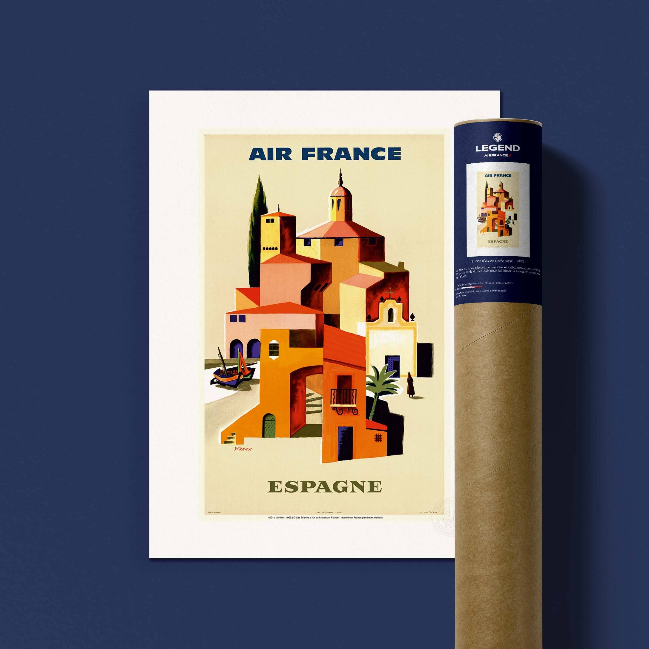 Oneart - Wholesale Poster - Air France Poster / Spain - AFL00941