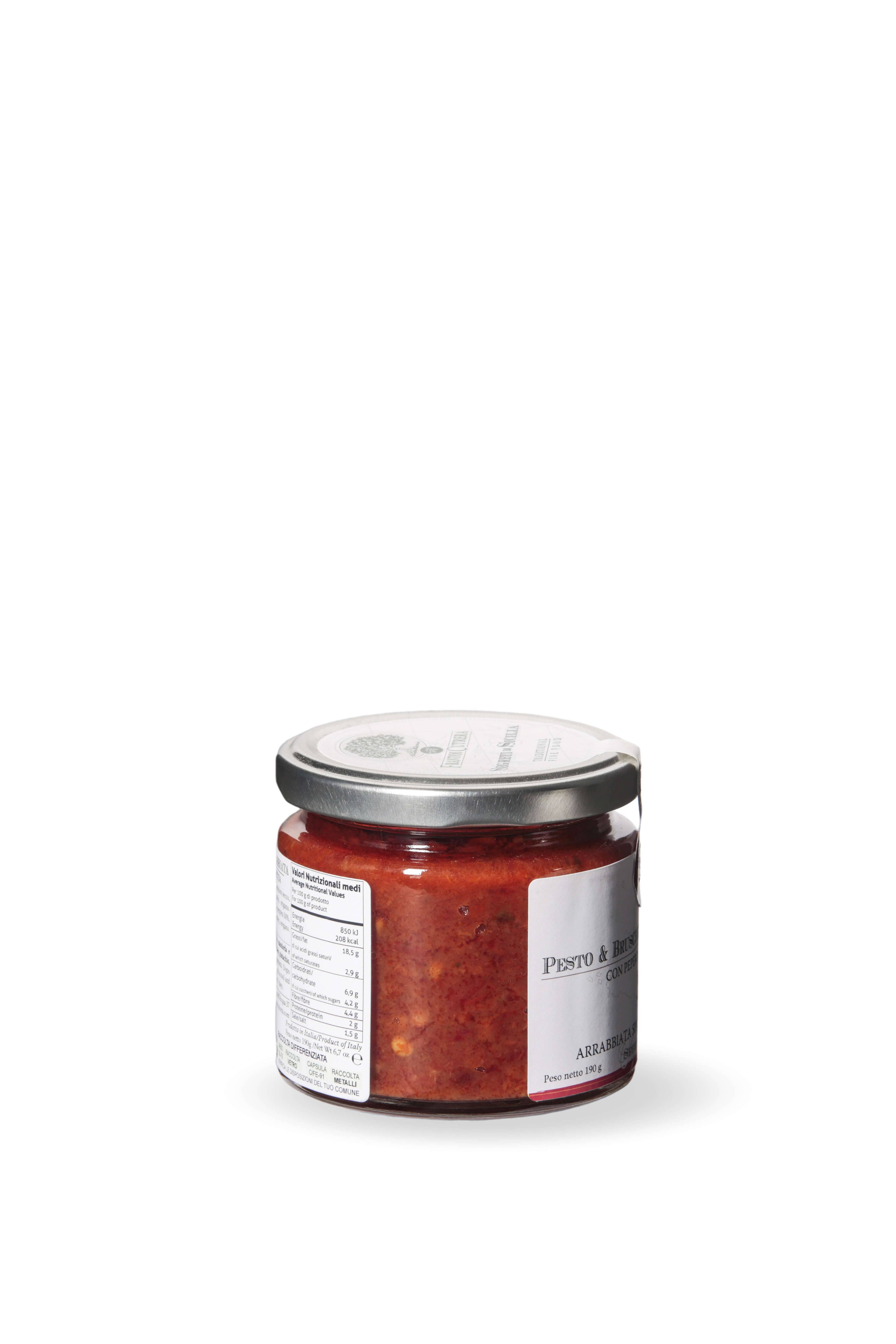 Frantoi Cutrera - Wholesale Pesto - Pesto & bruschetta all'arrabbiata – Secrets of Sicily2