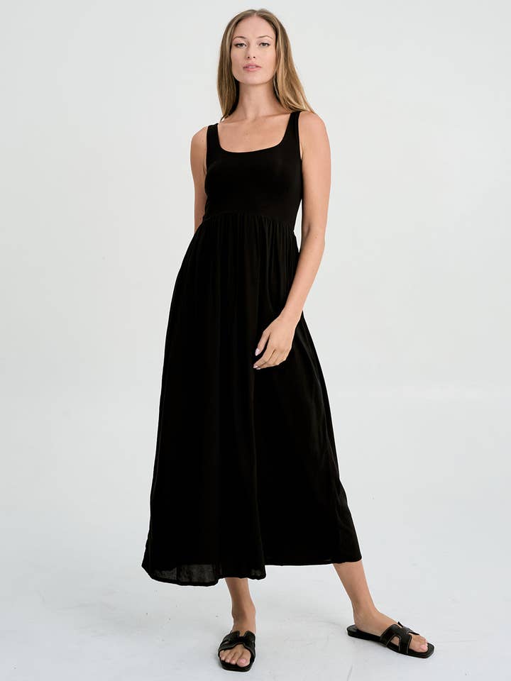 Fröhliches Midi-Kleid für den Großhandel von Bamboo Blonde