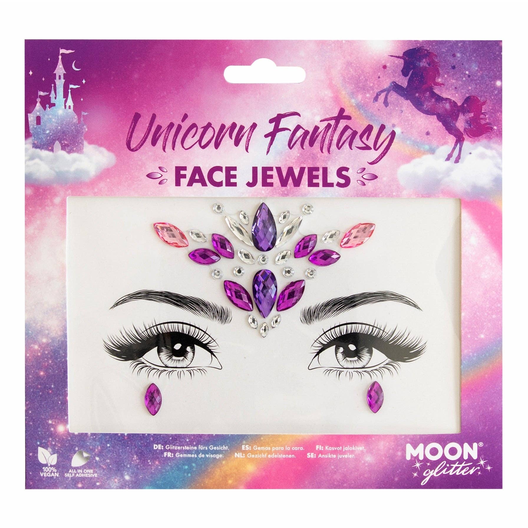 Moon Makeup - Wholesale Body Glitter/Shimmer - Adhesive Face Gems, Jewels and Rhinestones2