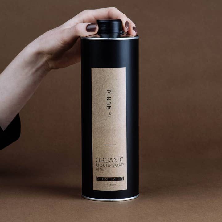 JUNIPER ORGANIC LIQUID SOAP REFILL 1000ML for wholesale by the MUNIO