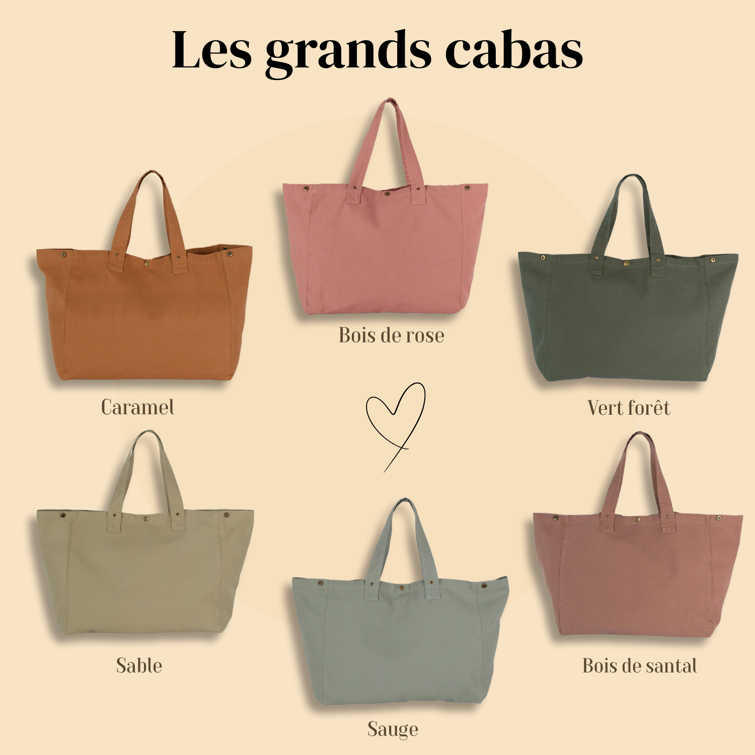 Marcel & Lily – wholesale Tote bag – Women's – Large tote bag "Lovely Weekend" - 6 colors to choose from9