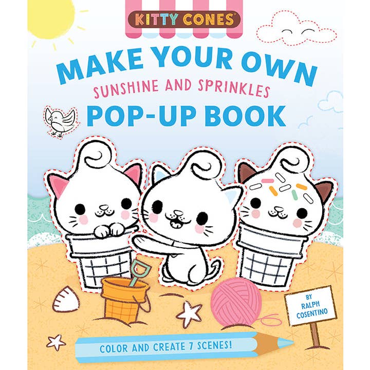 Insight Editions - Wholesale Book - Kids - Kitty Cones: Make Your Own Pop-Up Book: Sunshine and Sprinkles