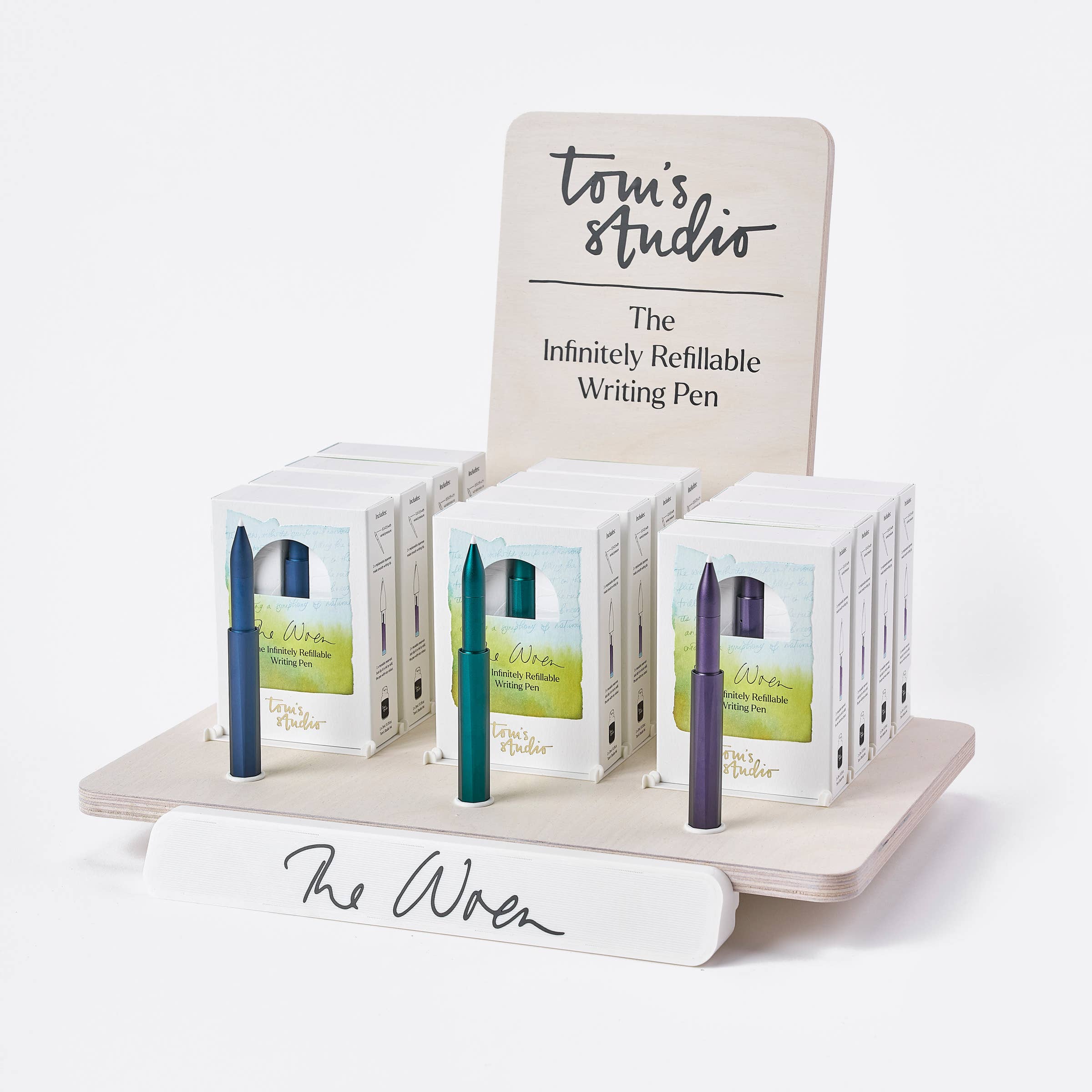 Tom's Studio - Wholesale Pen - The Wren - Countertop Display Unit and Starter Kits3