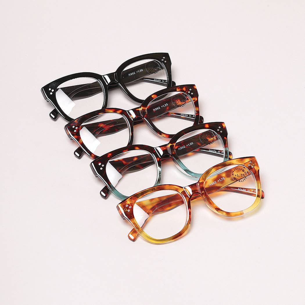  ASSORTED Bold Cateye Reading Glasses for wholesale on Faire2