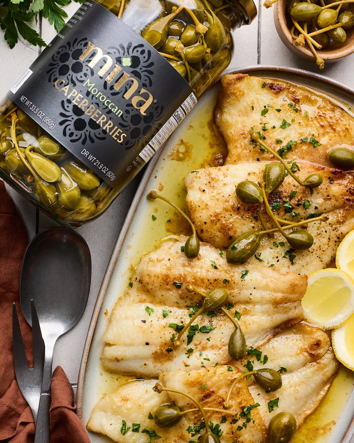 Mina - Wholesale Pickled Vegetables - 33.5oz Caperberries4