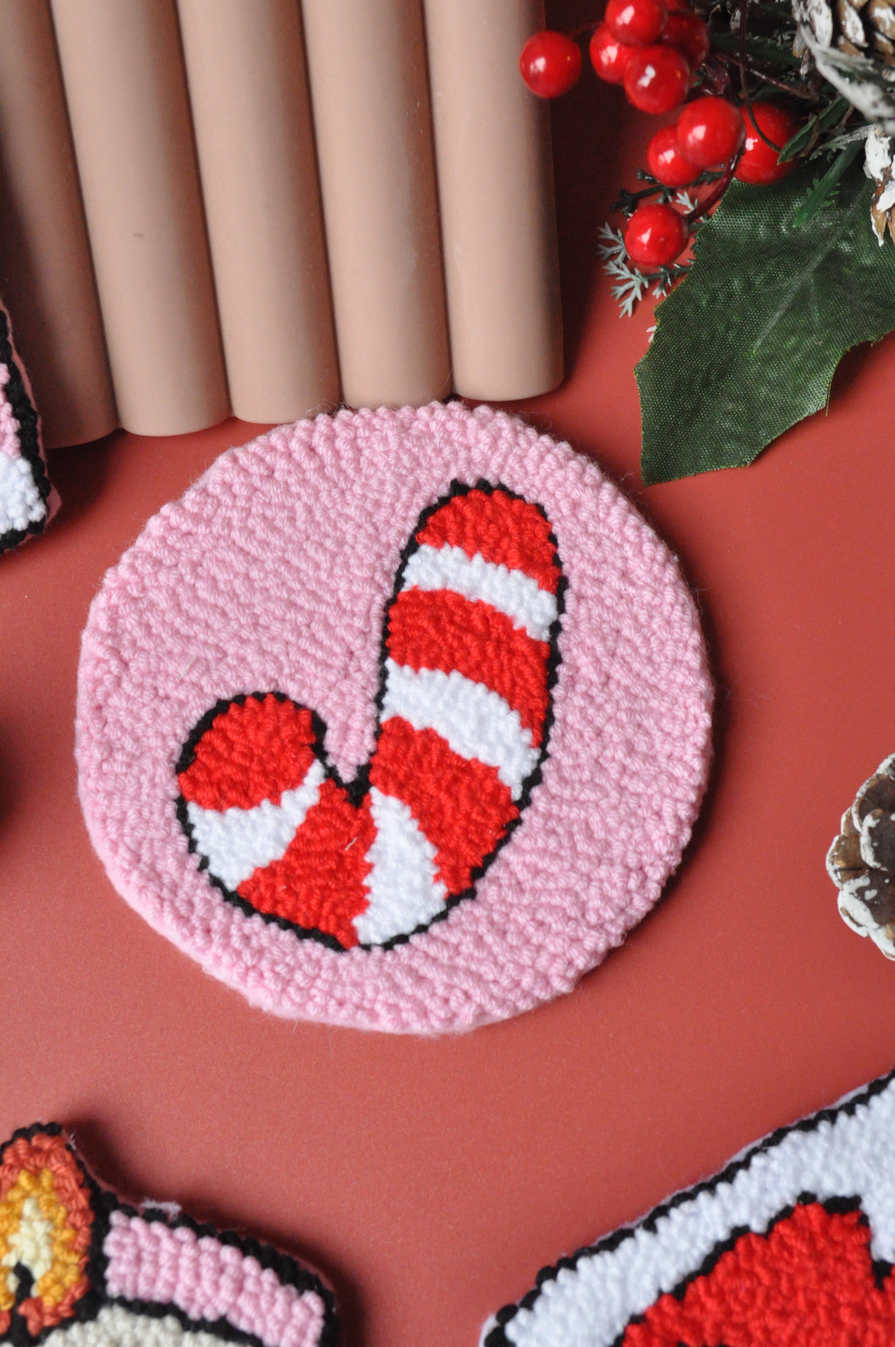 TheMellys - Wholesale Coasters - Winter Wonderland Mug Rugs 1