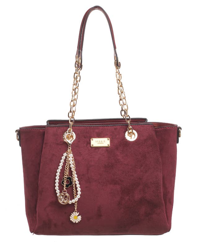 Bessie London - Wholesale Shoulder Bag - Women's - GLAMOUR CHAIN SHOPPER BAG6