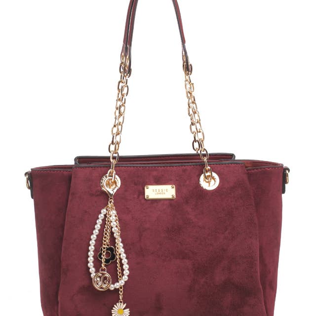 Bessie London - Wholesale Shoulder Bag - Women's - GLAMOUR CHAIN SHOPPER BAG6