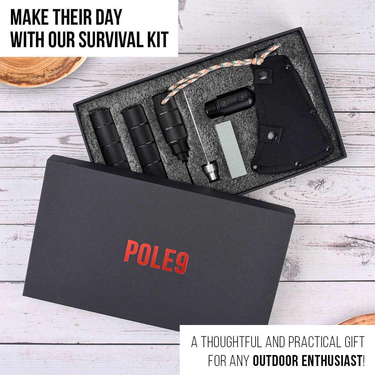 Pole9 - Wholesale Handy Tool - 11 in 1 Survival Axe Set5