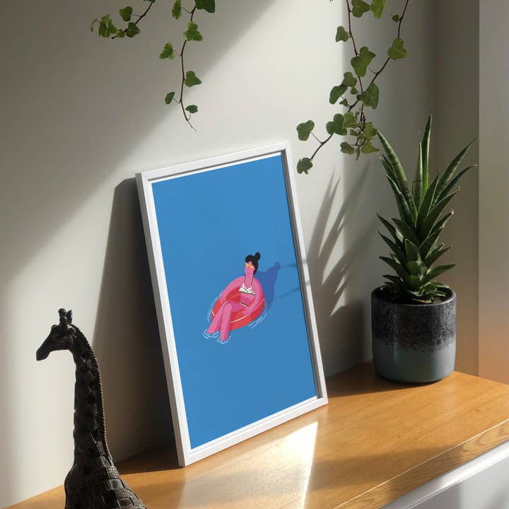 Matilde Horta - Wholesale Art Print - Pool - Wall art illustration print 1