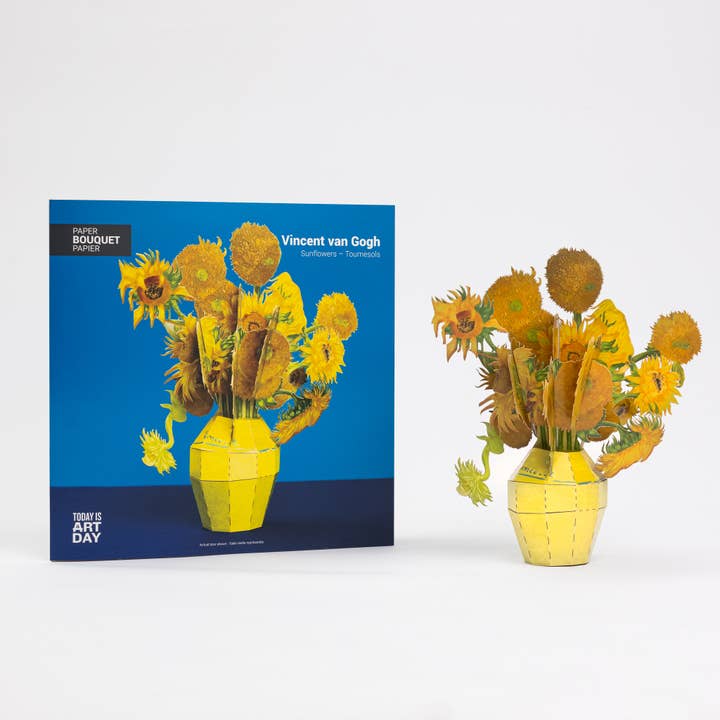 Vincent van Gogh - Sunflowers - Paper Bouquet for wholesale by Today is Art Day
