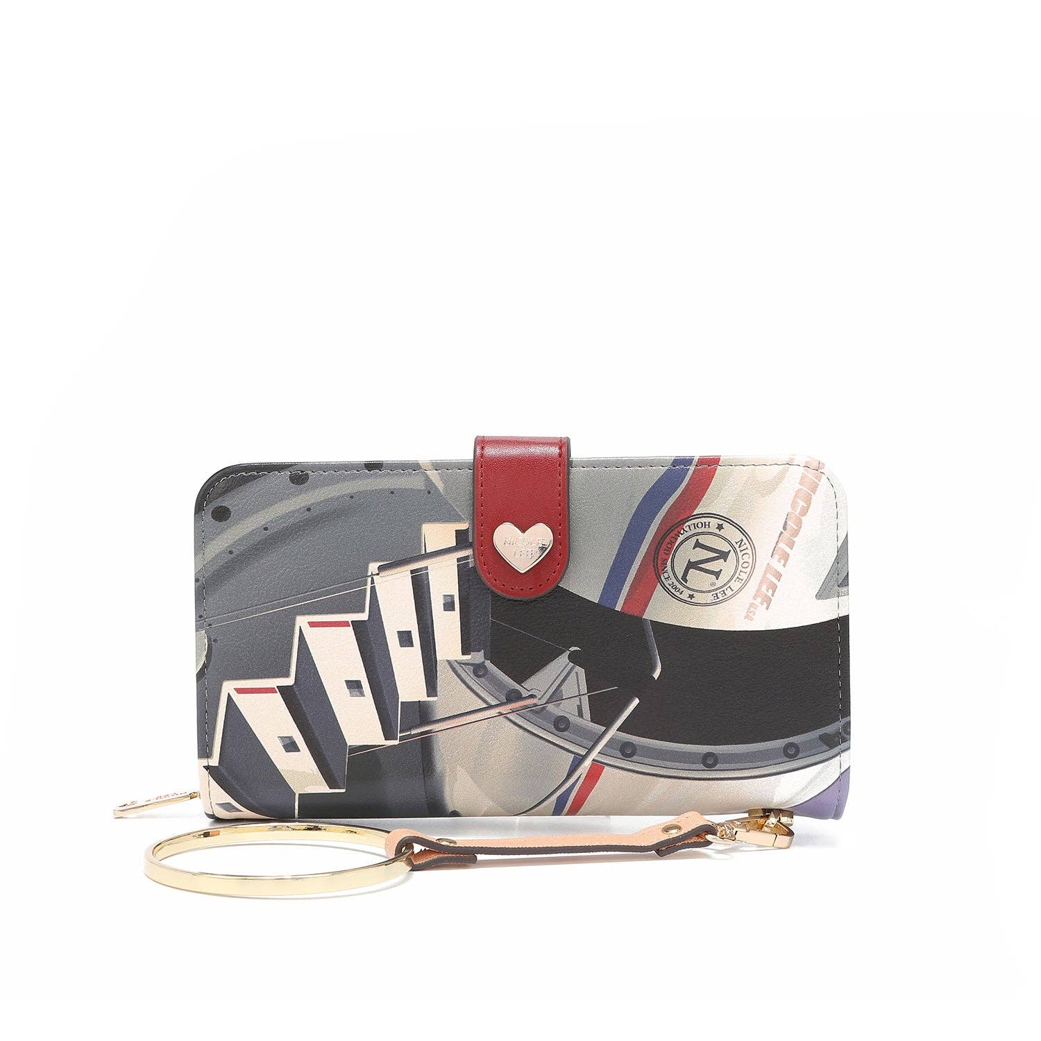 Nicole Lee – Carteira - Mulher por atacado – CARTERA IMPRESA MODA CON CREMALLERA3