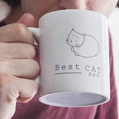 Best Cat Dad Mug for wholesale by Ellie Ellie LTD