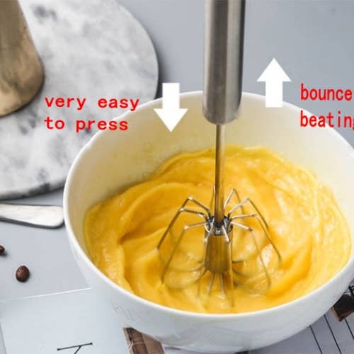 VIGOR – wholesale Kitchen tool/gadget – Professional Grade Rotating Semi-Automatic Eggbeater(10 Pack4