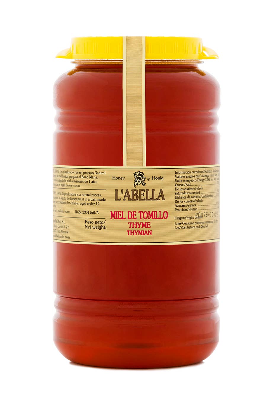 L'ABELLA MIEL - Wholesale Honey - L'Abellamel Thyme Honey 3000G1
