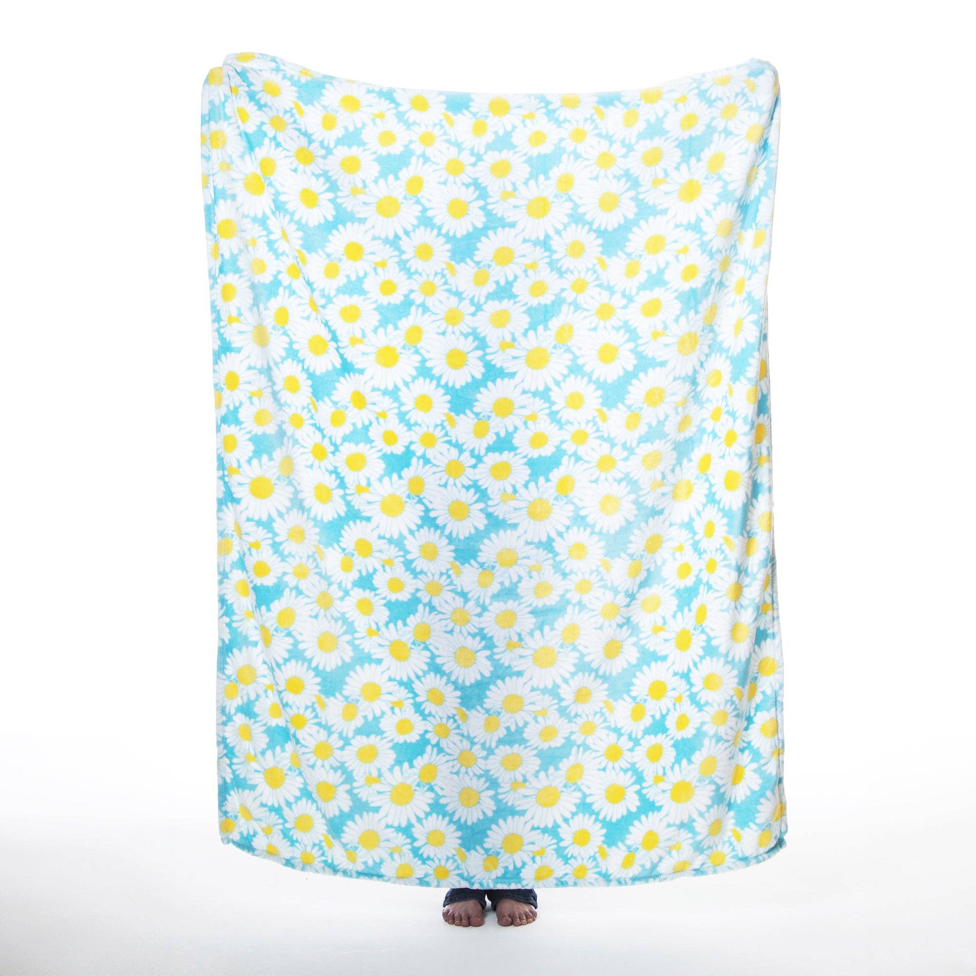 Carstens, Inc. - Vente Plaids - Plaid en peluche épais Flower Power2