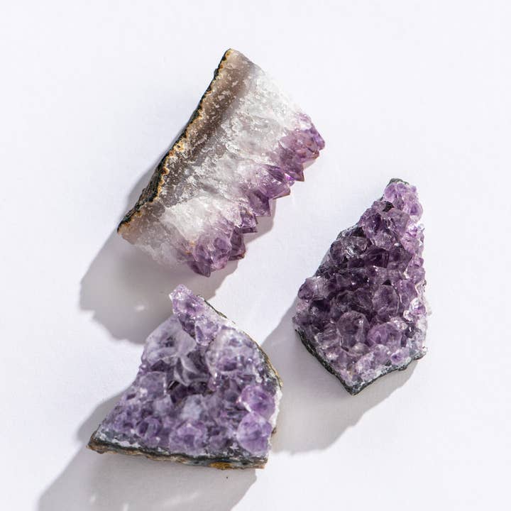 Amethyst Crystal Cluster - 36 pcs, 1"- 2" for wholesale by GeoCentral