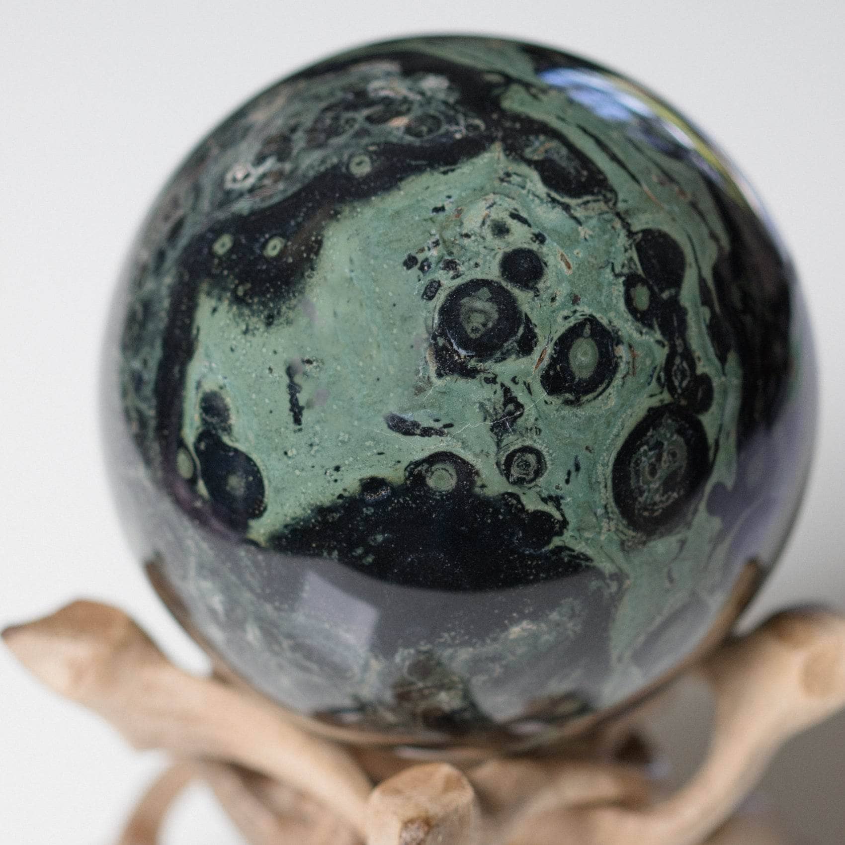 Tiny Rituals - Wholesale Spiritual Stone/Crystal - Kambaba Jasper Sphere - AAA Premium Quality45