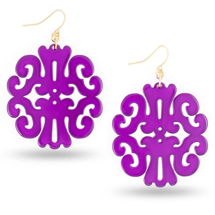 ZENZII Jewelry - Wholesale Dangle Earrings - Uptown Swirl Earring12