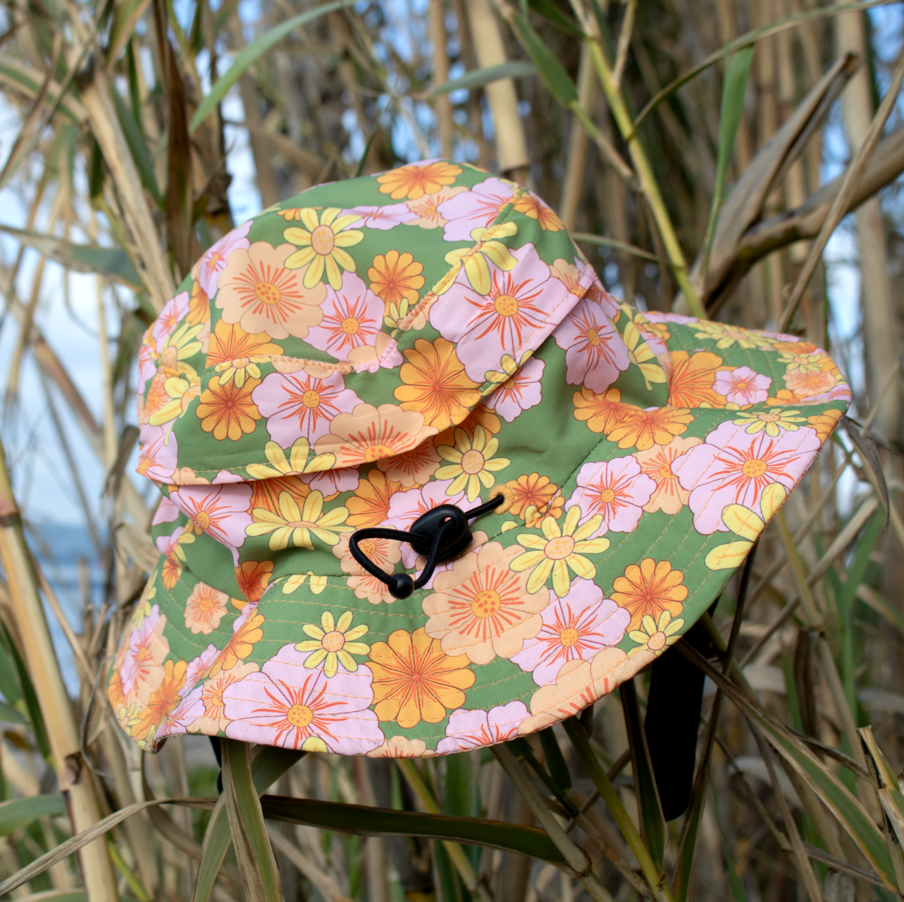 All Swell Surf - Wholesale Bucket Hat - Women's - All Swell Retro Bloom Surf Hat3