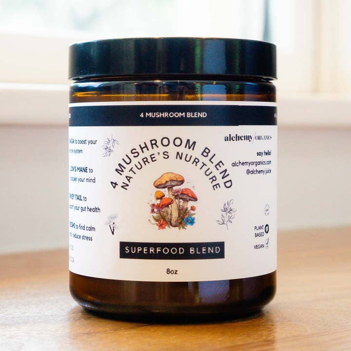 Mélange de 4 champignons pour la vente par Alchemy Organics