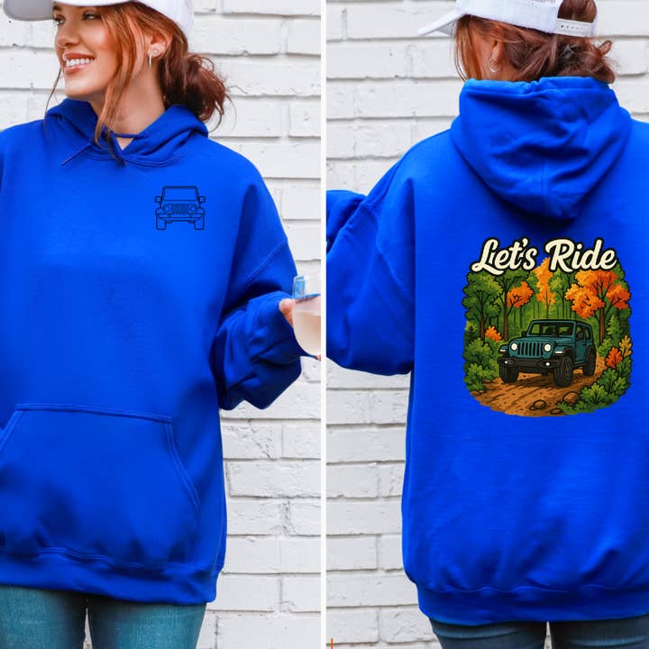 Wild Oak - Wholesale Hoodie - Unisex - Let's Ride Adventure Hoodie3