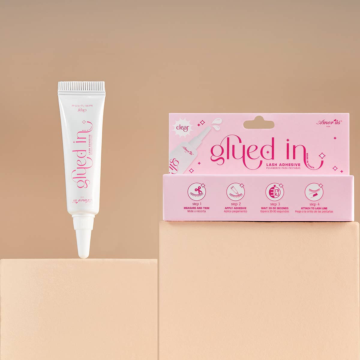 Amorus USA - Wholesale Fake Lash Applicator - GLUED IN LASH ADHESIVE CLEAR5