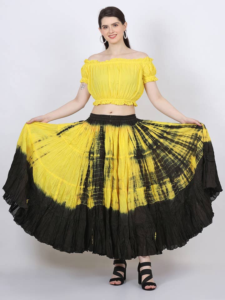 Wevez - Wholesale Skirt - Women's - American Tribal Style 25 Yards Cotton Renaissance skirt15