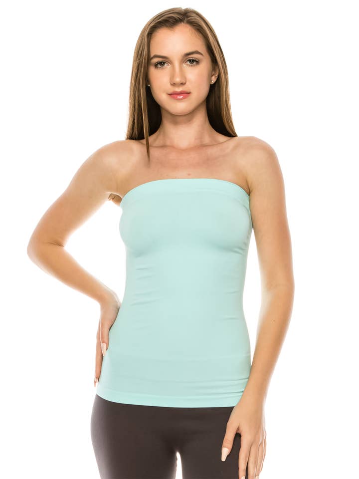 KurveShop – Engroshandel Bustier - Dame – Kurve Lang Bandeau Tube Top, UV beskyttende stof