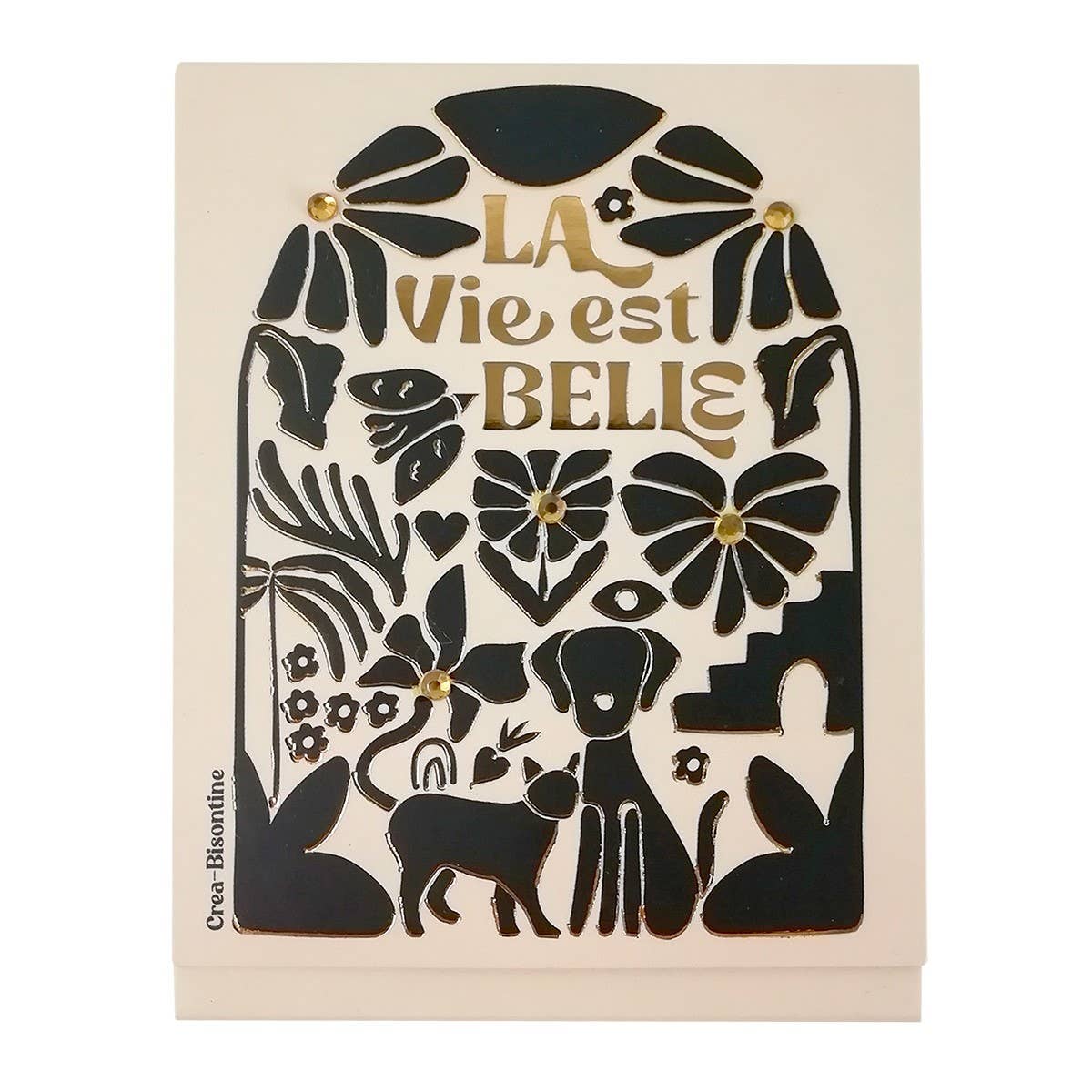 Hirondelle & Cie - Wholesale Notepad - Pocket magnetic notebook - La Vie est Belle0