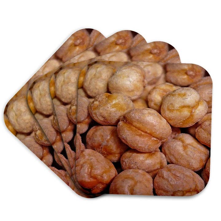 3dRose - Vendita all'ingrosso Sottobicchiere - 3dRose, Fotografia ravvicinata di ceci, Sottobicchiere7