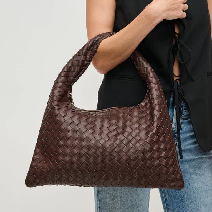 Urban Expressions - Wholesale Shoulder Bag - Women's - Leah Woven Hobo