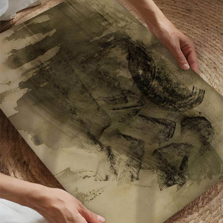 Modern Antique Prints - Wholesale Art Print - Distant Echo – Abstract Wabi-Sabi Art Print2