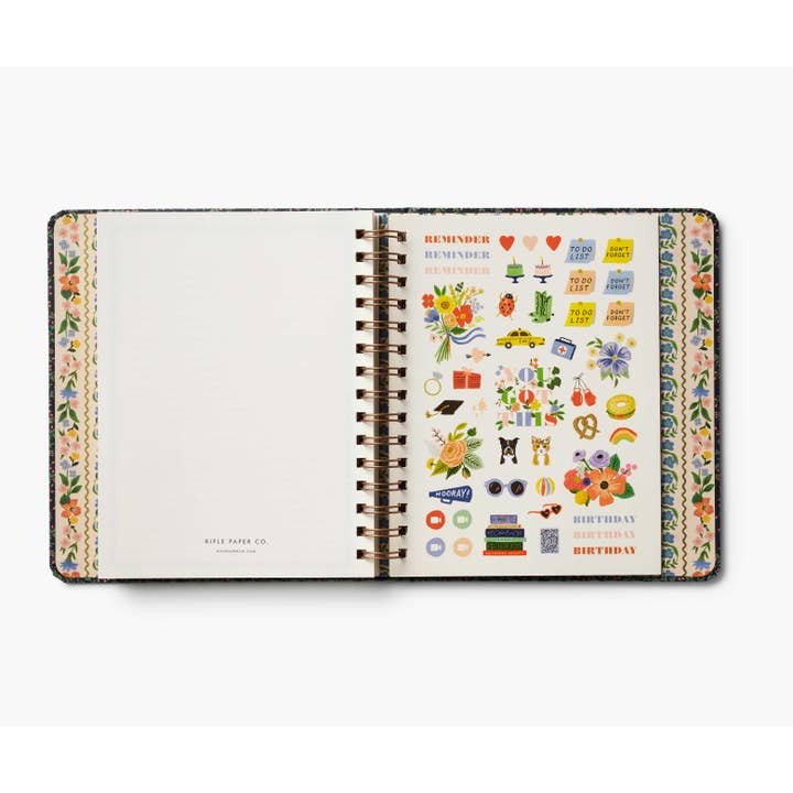 Rifle Paper Co - Wholesale Planner - 2026 Wildwood 17-Month Academic Covered Spiral Planner