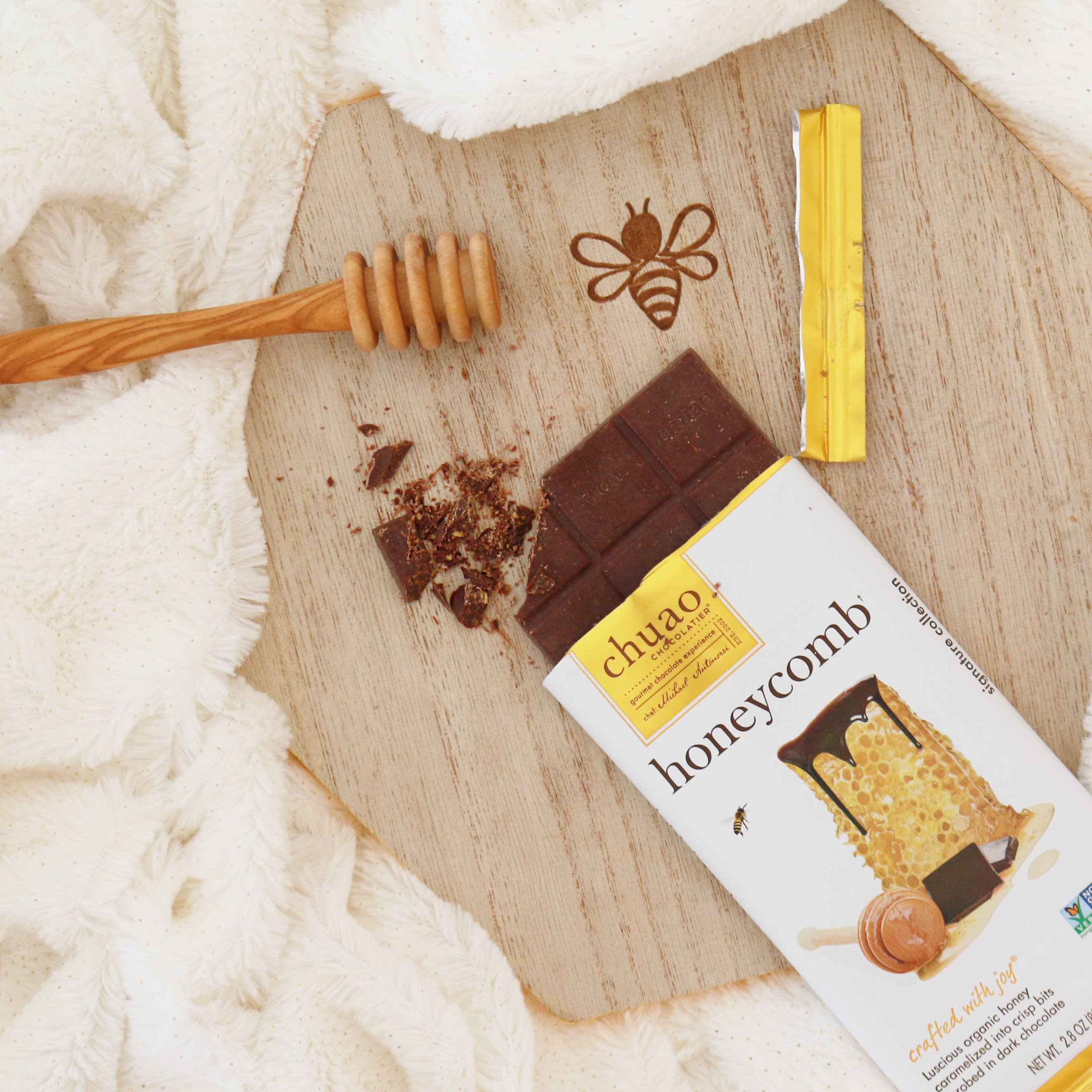 Chuao Chocolatier - Wholesale Chocolate Bar - Honeycomb - Signature Bar4