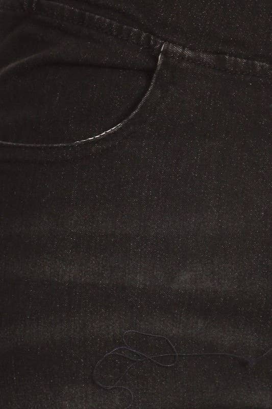 Color 5 - Wholesale Jeans - Women's - Solid color pre washed pull on denim skinny pull on jeggings3