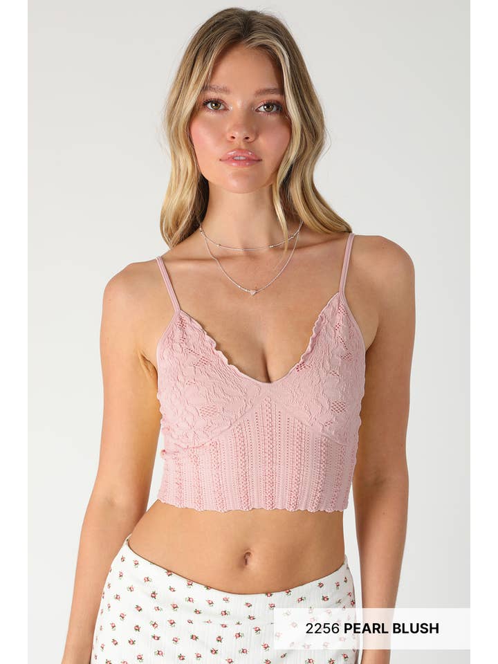 NIKIBIKI - Vente Brassière – femme - NS8400 - Bralette texturée en dentelle12