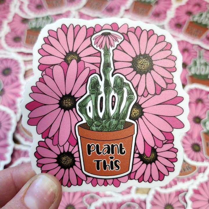 Pflanze diesen Aufkleber für den Großhandel von Eccentric Garden