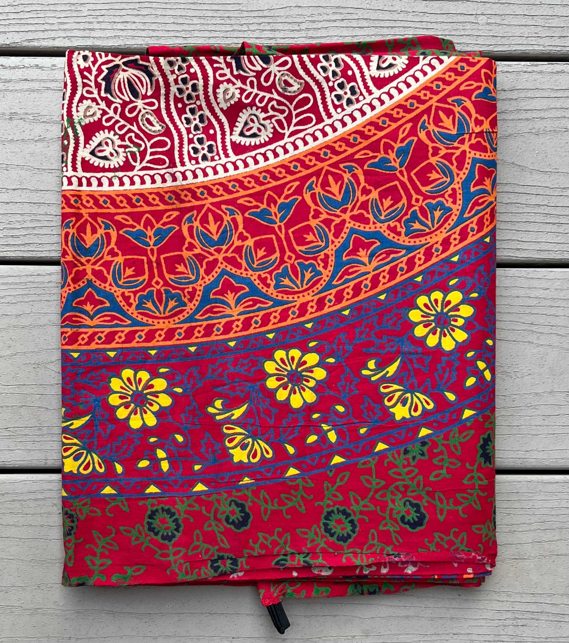 Lungta Imports - Wholesale Tapestry/Textile - Floral Mandala Tapestry Wall Decor Beach Throw 80X50 Inches3