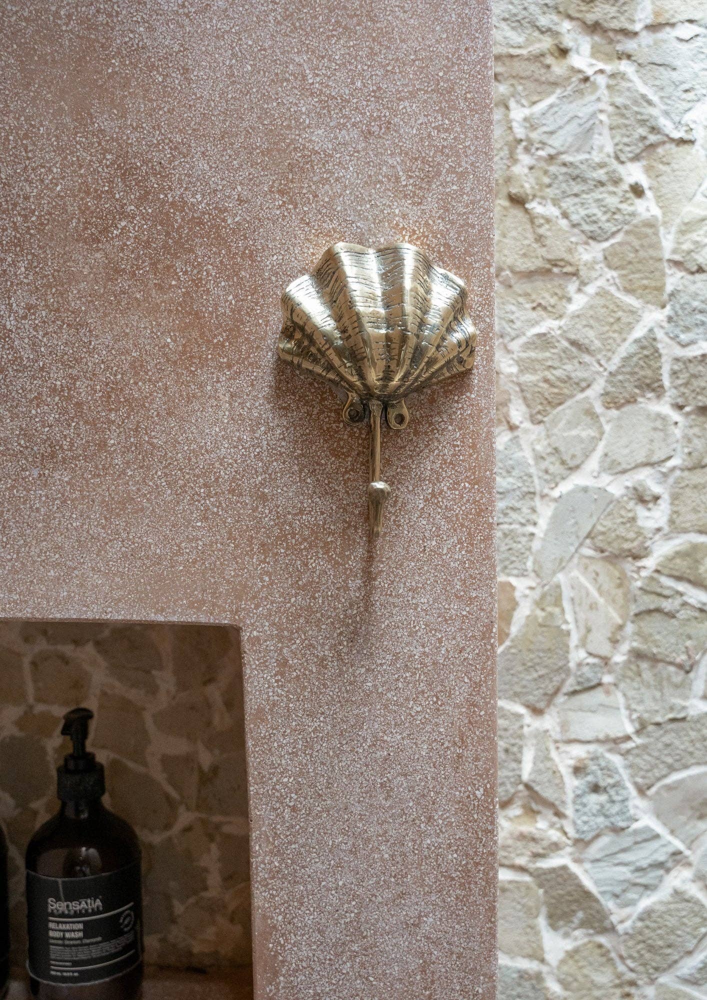 Hippie Monkey - Wholesale Wall Hook - The Shell Brass Hook - Hippie Monkey - 20242