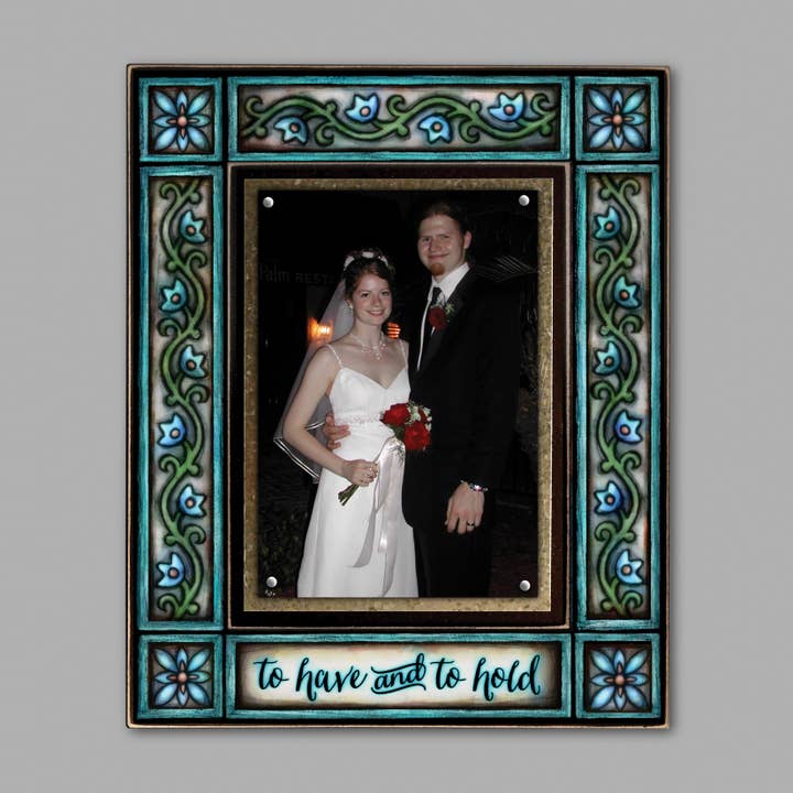 WAF68 - To Have and To Hold Picture Frame for wholesale by Macone Clay / Spooner Creek