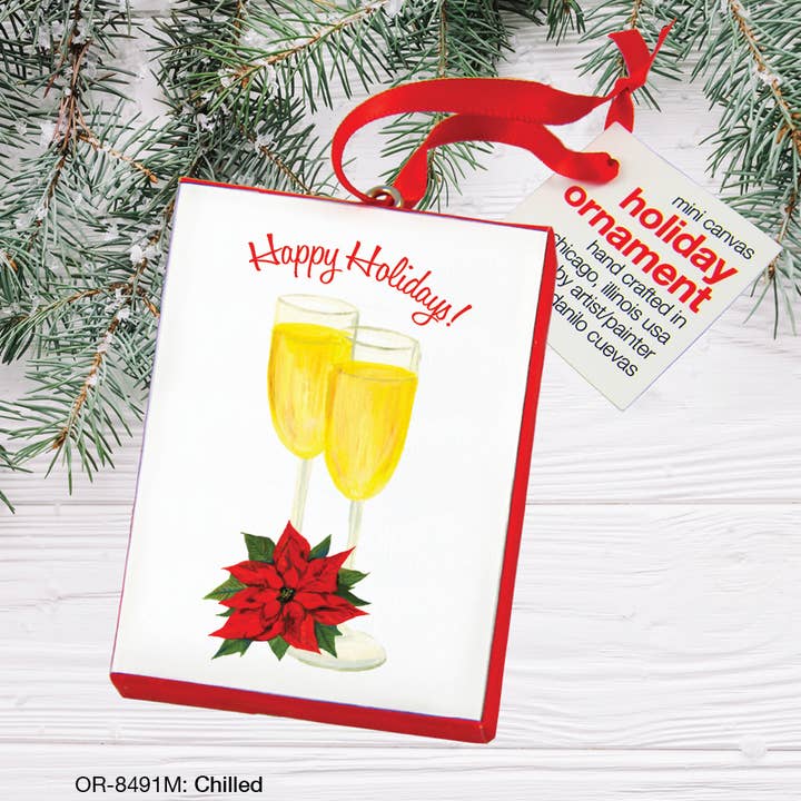 Chilled, Ornament (OR-8491M) for wholesale by Printed Canvas