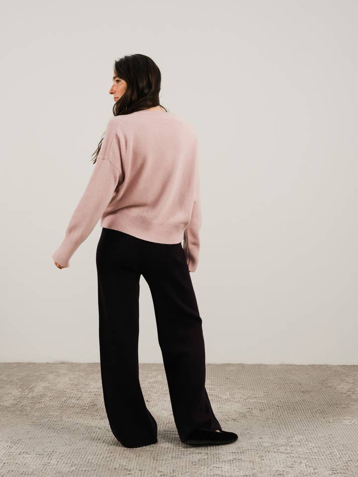 Lèmme - Wholesale Knit Sweater - Women's - Cashmere Mix Relaxed Crewneck Sweater26