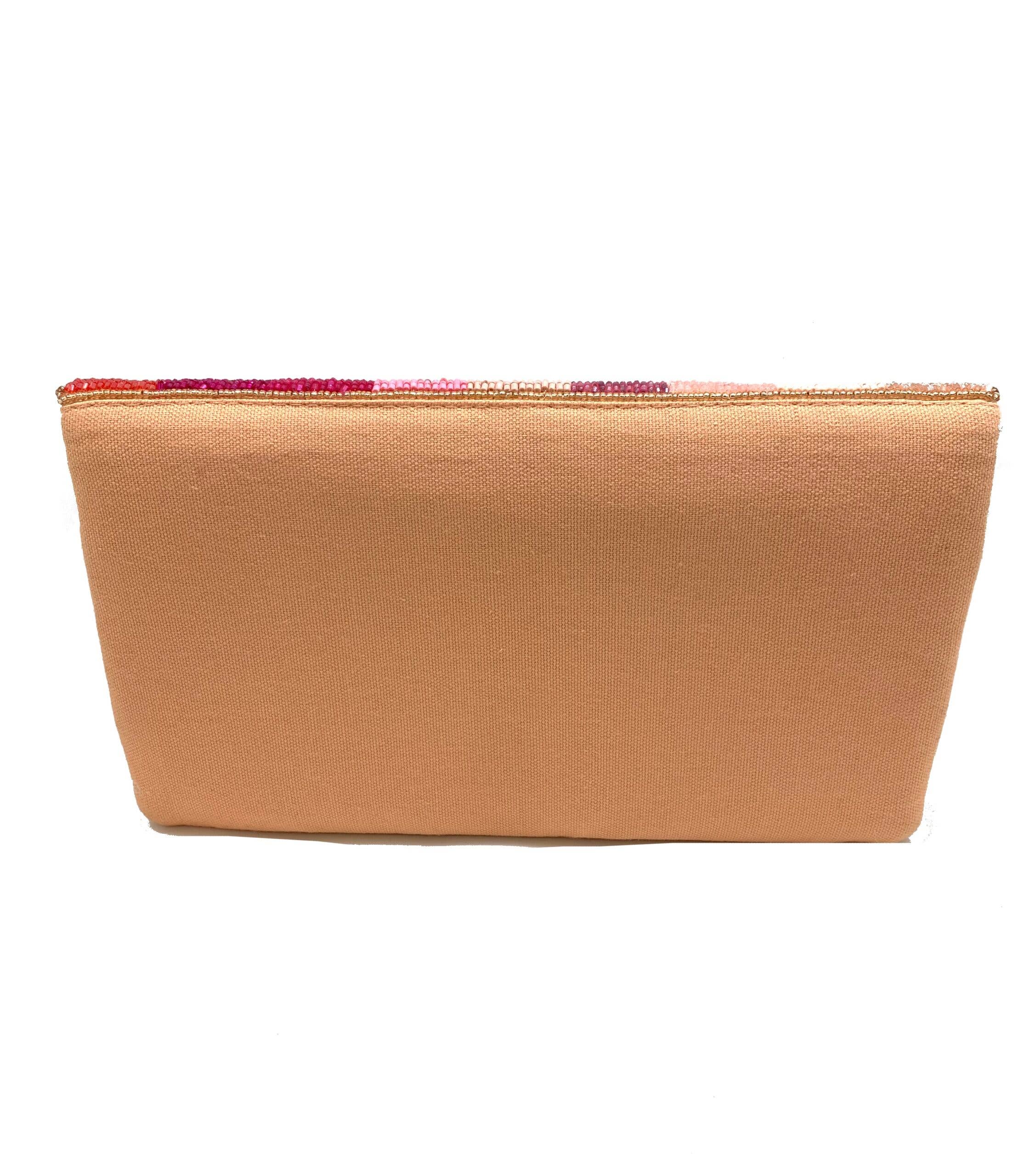 Ole - Vente Sac à bandoulière – femme - Sac à rayures perlées ROSE ALL DAY LAC-SS-4262