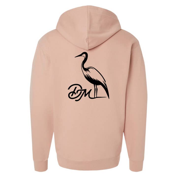 Felpa con cappuccio Backshore | Dusty Pink per la vendita all'ingrosso da parte di Dirty Marsh Outfitters